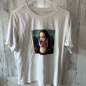 X Mona Lisa Graphic Tee